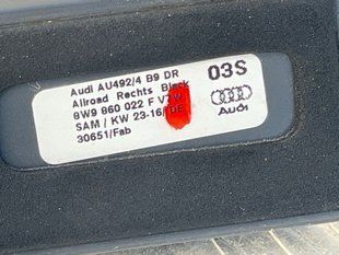 Рейлінг на дах 8W9860022FV7W Audi A4 Allroad