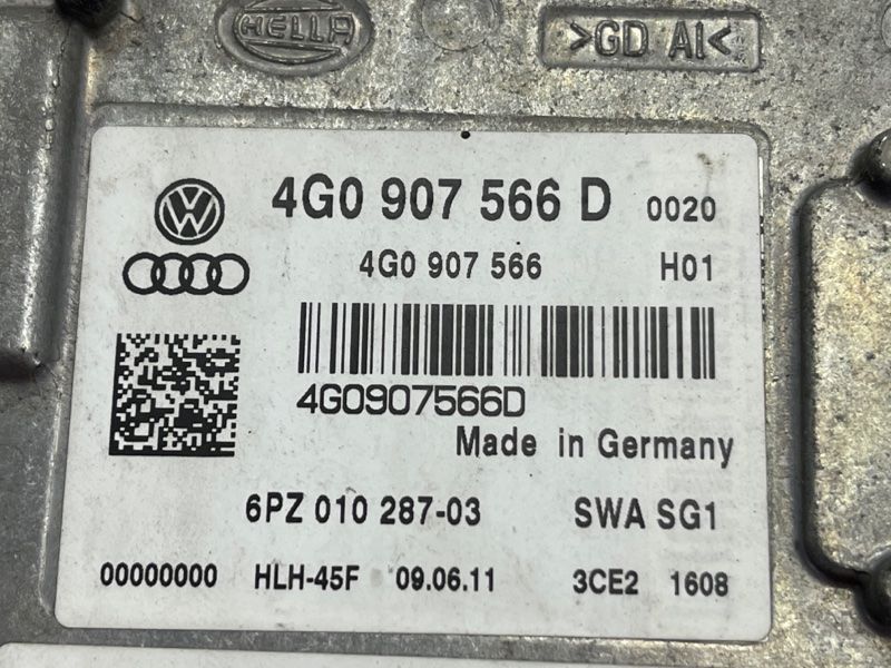 Блок управления ассистентом смены полосы движения правый 4G0907566D Audi A6 Audi A6, Audi S6