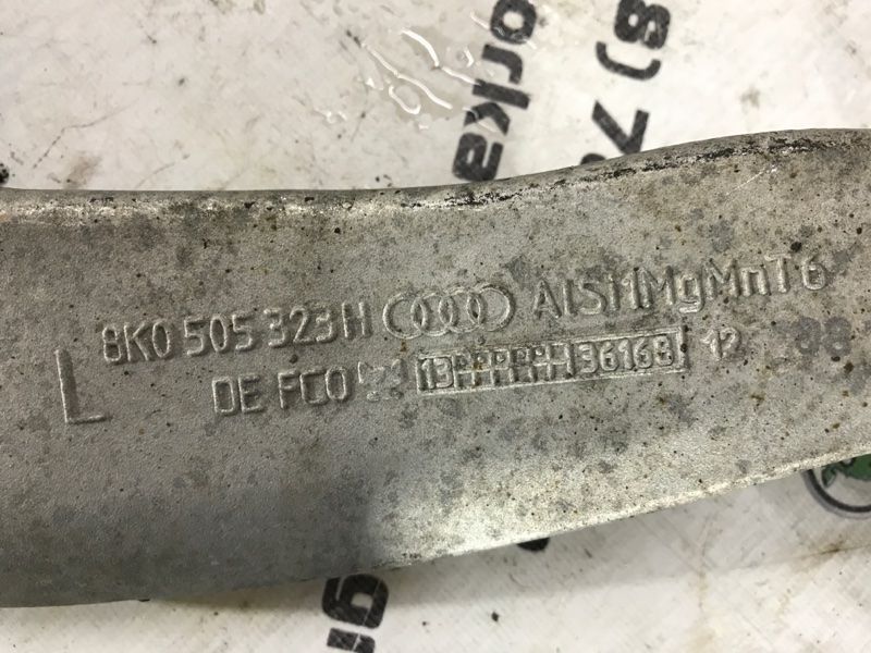 Важіль задньої підвіски поперечний верхній лівий 8K0505323H Audi A7 Audi A4, Audi A4 Allroad, Audi A5, Audi A6, Audi A7, Audi A8, Audi Q5, Audi RS5, Audi RS7, Audi S4, Audi S5, Audi S6, Audi S7, Audi S8, Audi SQ5