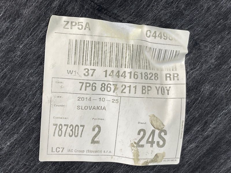 Обшивка дверей Volkswagen Touareg