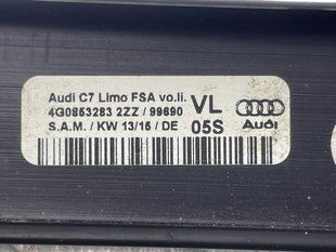 Молдинг / уплотнитель паза стекла (хром) 4G08532832ZZ Audi A6