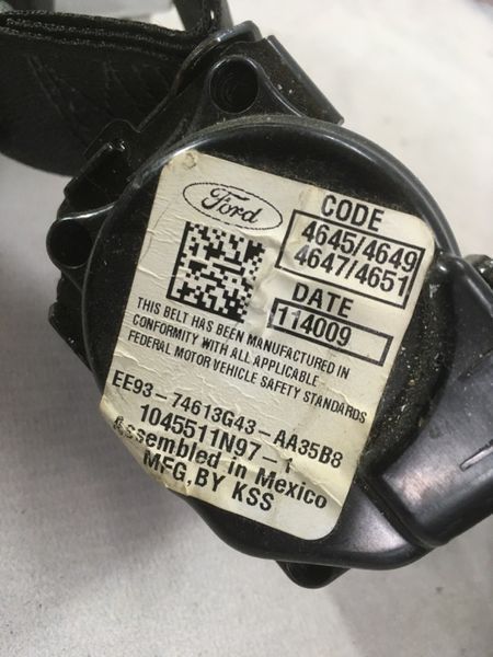 Ремінь безпеки DA8374611B69 Ford Flex