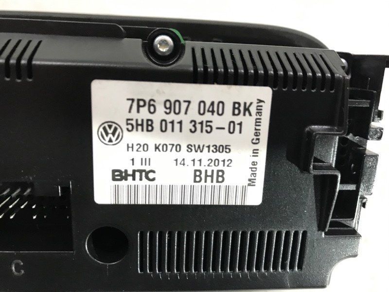 Панель керування кліматом 7P6907040BK Volkswagen Touareg Volkswagen Touareg