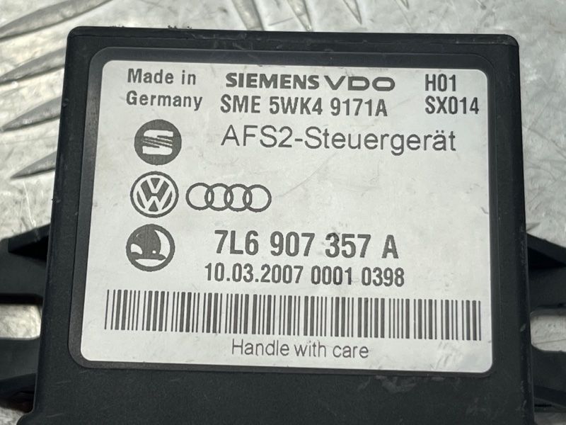 Блок керування системи адаптивного освітлення та коректора фар 7L6907357A Volkswagen Touareg