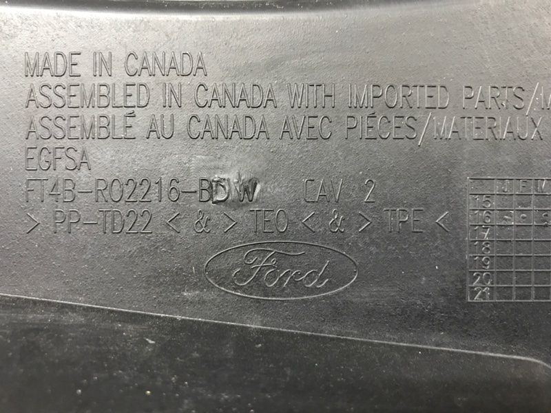 Жабо верхее KT4Z58018A16AA Ford Edge