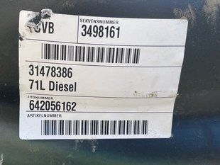 Топливный бак Volvo XC60