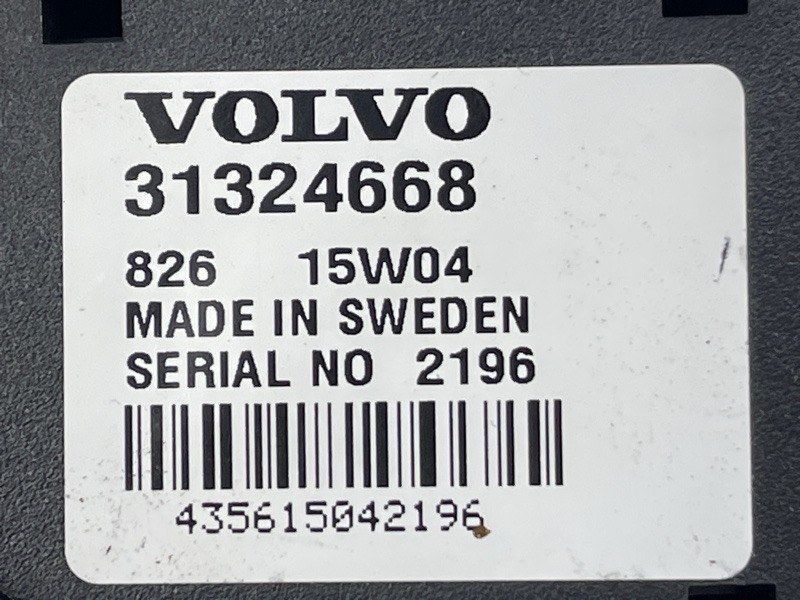 Блок SIM карти 31324668 Volvo XC90 Volvo S60, Volvo S60 Cross Country, Volvo S80, Volvo S90, Volvo V60, Volvo V60 Cross Country, Volvo V90, Volvo V90 Cross Country, Volvo XC40, Volvo XC40 Recharge, Volvo XC60, Volvo XC70, Volvo XC90