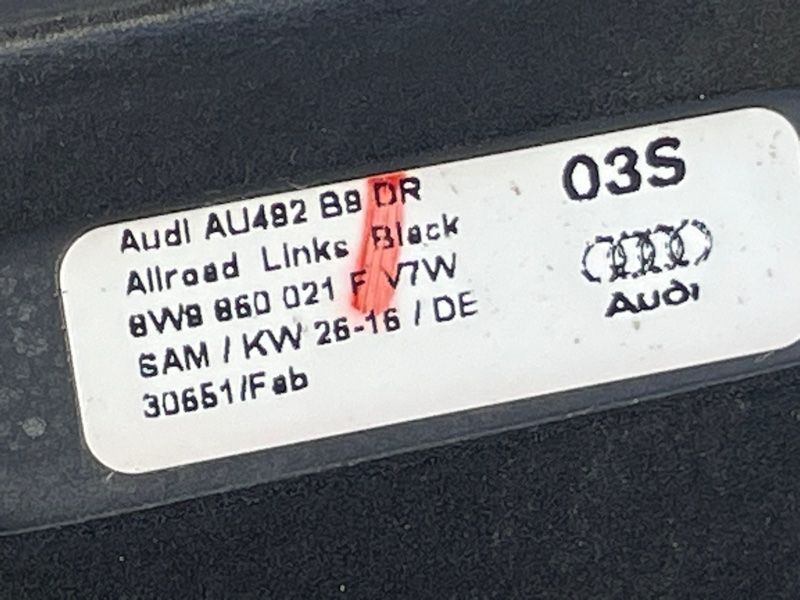 Рейлінг на дах 8W9860021FV7W Audi A4 Allroad