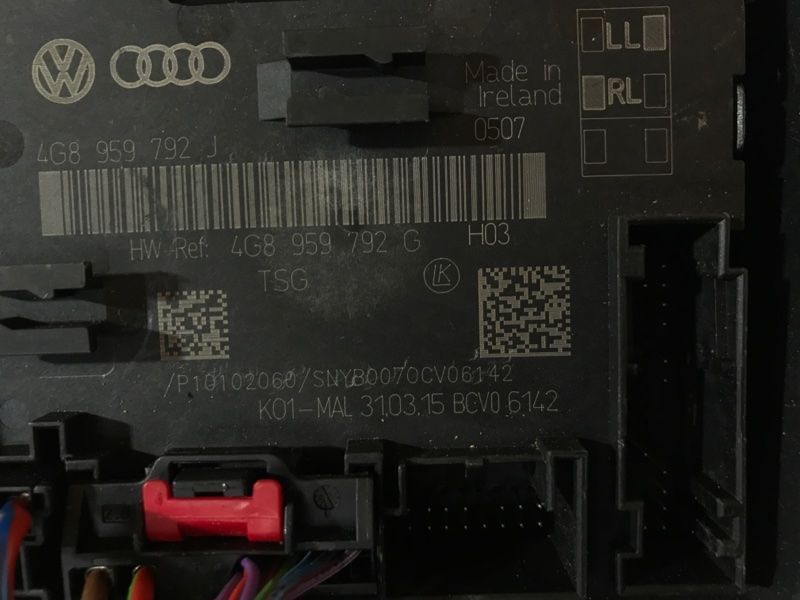Блок управления двери 4G8959792G Audi A6