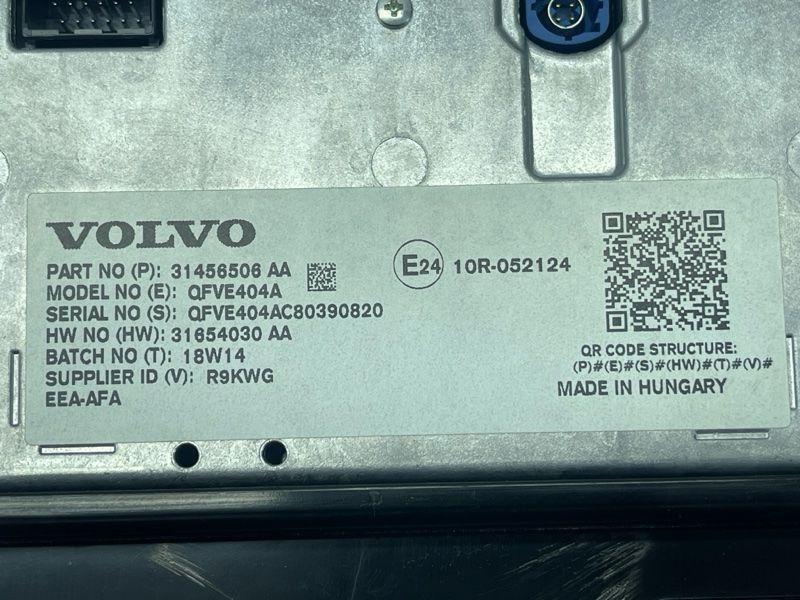 Дисплей 31456506 Volvo XC60