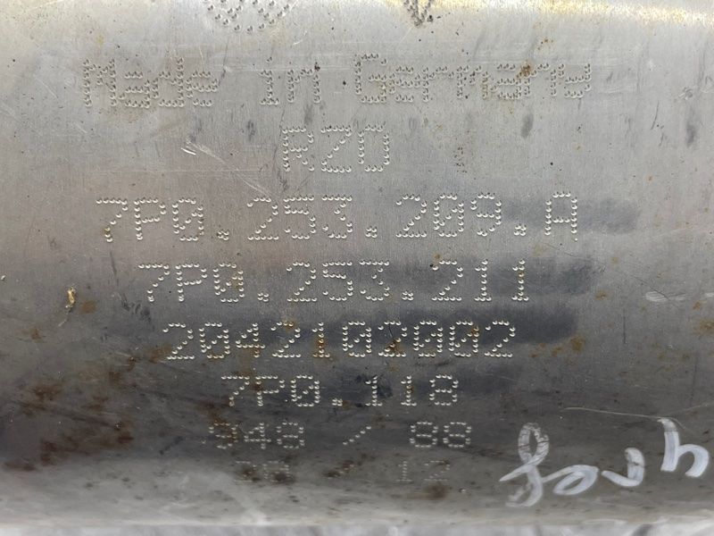 Глушитель 7P0253209A Volkswagen Touareg