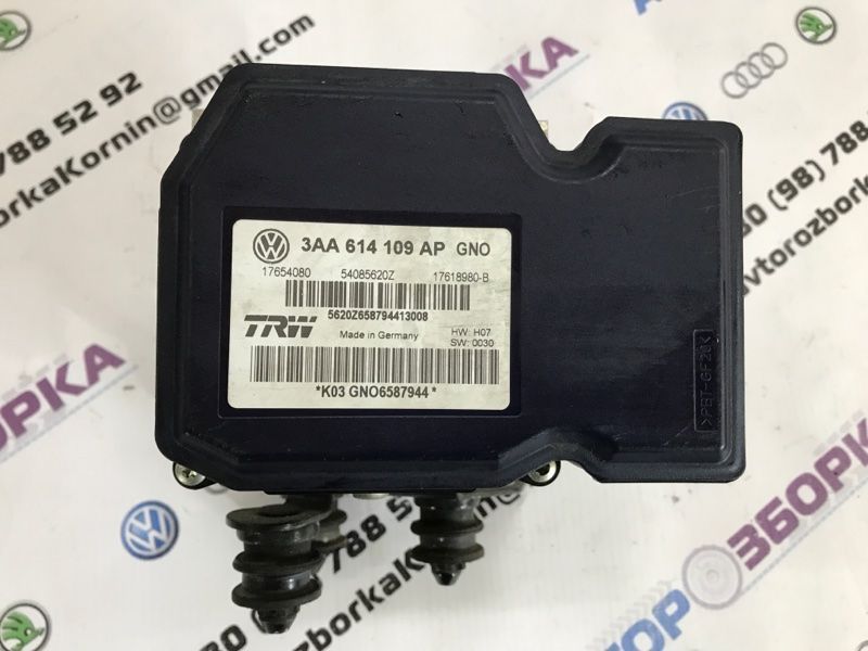 Блок ABS 3AA614109AP Volkswagen CC