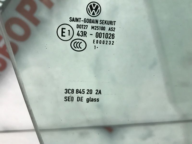 Скло дверей 3C8845202A Volkswagen CC